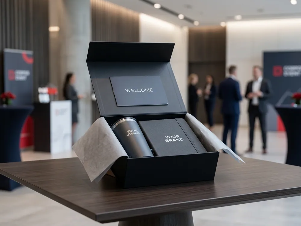 Corporate event welcome kit