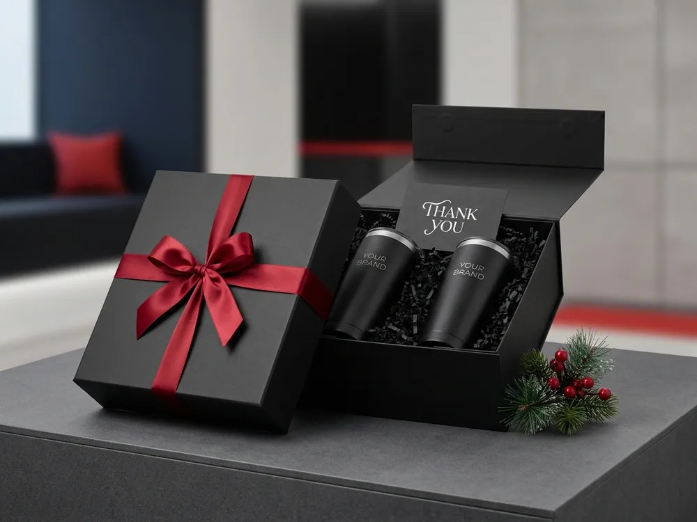 VIP gift package with ribbon