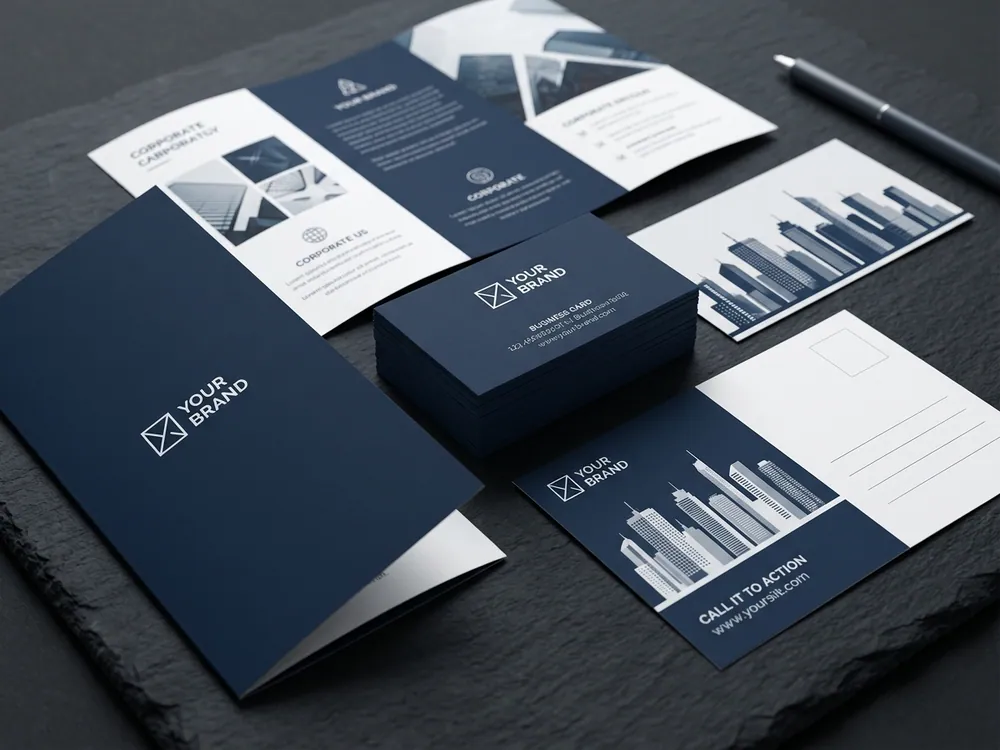 Branded print collateral