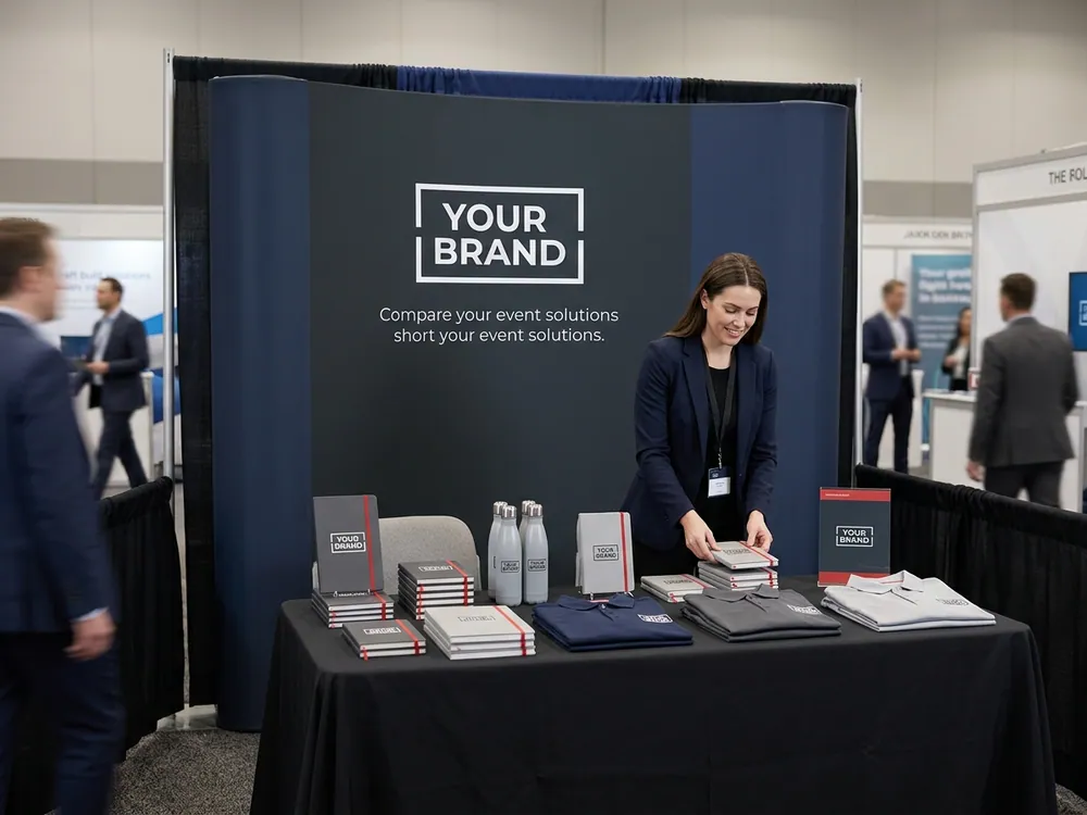 Branded event booth