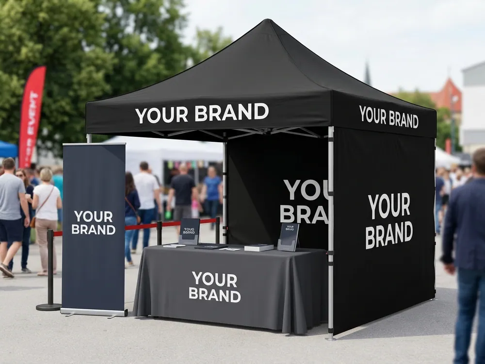 Branded event tent